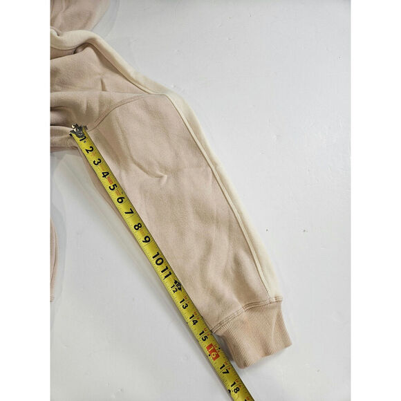 H & M Tan Oversized Hoodie Sweatshirt Cozy Large - Picture 5 of 7